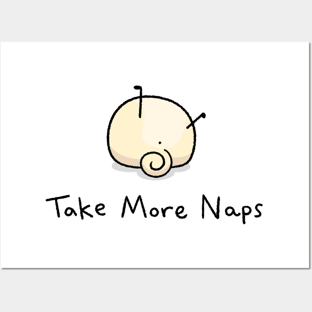 Pug Wisdom: Take More Naps Wall Art by Inkpug